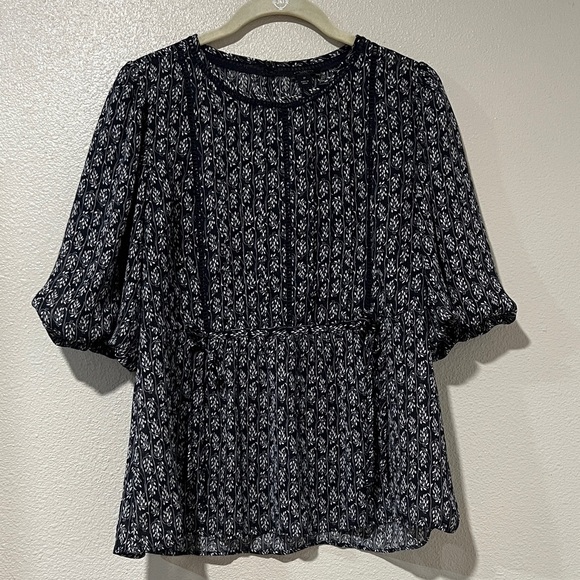 Ann Taylor Tops - Ann Taylor Petite Floral Blouse